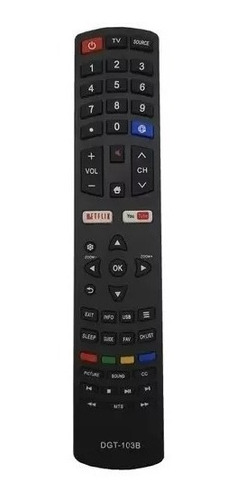 Control Genérico Compatible Daewoo Smart Tv 650pt 