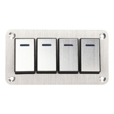 Interruptor De Barra De Luz Led, Panel Basculante De 4 Banda