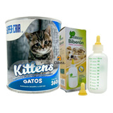 Kit Leche Para Gato Super Cria Kittens 360grs Con Biberon