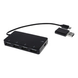 4 Puertos Micro Usb Otg Hub Host De Adaptador De Cable Para