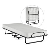 Dortala Cama Plegable De Metal Plegable, Cuna De Colchon De 