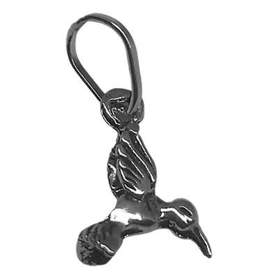 Dije Colibrí Plata 0.925 Amor Prosperidad Suerte Protección Plata
