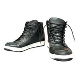 Zapatilla Moto 100% Cuero Snicker W6 79moto Talle 43