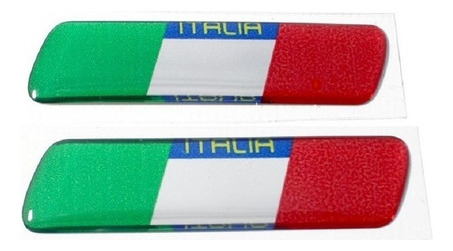Par Adesivo Coluna Porta Bandeira Italia Resinado Universal