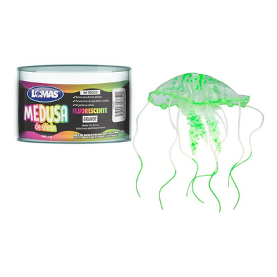 Medusa Fluorescente Grande Adorno P\u002F Acuario Pecera Lomas | MercadoLibre