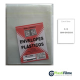 Saco Plastico Envelope 24x32 0,12 A4 Ofício C/4furos C/100un