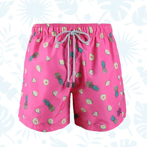 Traje De Baño De Hombre Pink Lemonade | Mayaguana Swimwear