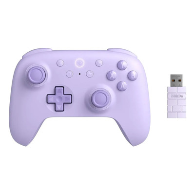 8bitdo Ultimate 2c Inalámbrico Controlador Para Pc Con Windows Y Android, Con Frecuencia De Sondeo De 1000 Hz, Joysticks Y Disparadores De Efecto Hall Y Parachoques L4\u002Fr4 Reasignables (Púrpura) | Envío gratis