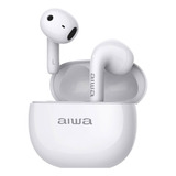 Audífonos Aiwa Bluetooth Inalámbrico Tactil In-ear Blanco