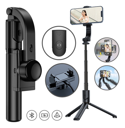 Estabilizador Celular Selfie Stick Trípode Bluetooth Gimbal