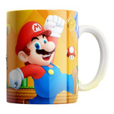 25 Tazas Personalizadas Sublimadas Plasticas Mario Bros