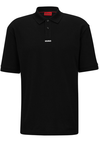 Polo Para Hombre Hugo Relaxed Fit Piqué De Algodón Moderno