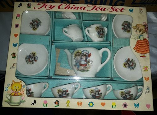 Toy China Tea Set Juego De Te Porcelana Antiguo