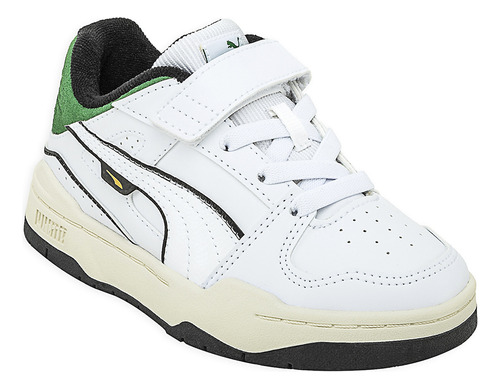 Zapatillas Puma Slipstream Bball Niño Blanca Solo Deportes