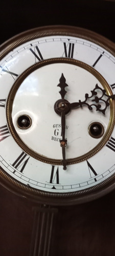 Antiguo Reloj De Péndulo De Pared
