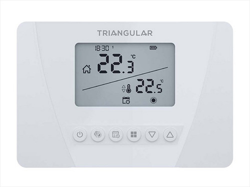 Termostato De Ambiente Triangular Inalambrico Programable