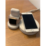 Dock Station 3 X 1 Carregamento Apple Watch iPhone E AirPods