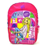 Mochila Escolar Barbie Focus Good Grande Wabro Color Rosa Chicle