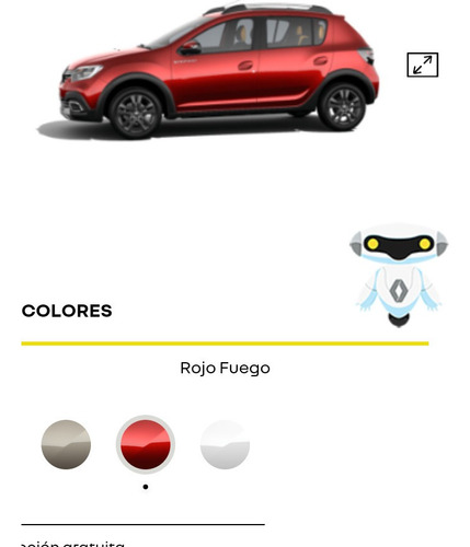 Color De Retoque Renault Rojo Fuego Sandero Kangoo 