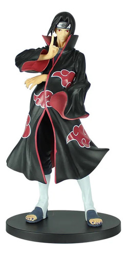 Boneco Figure Itachi Uchiha Naruto Colecionável Action Saske