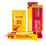 Tinte Para Cabello  Cober Color Xiomara 2 Tubos + Peroxido