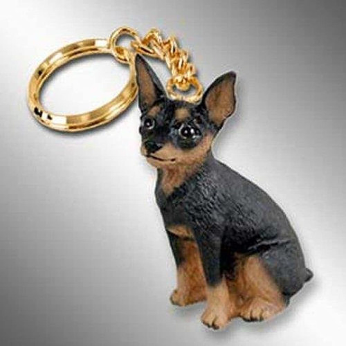 Pinscher Miniatura Perro Llaveros