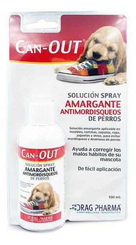 Antimordisqueos De Perros Can Out Solucion  Frasco X 100 Ml