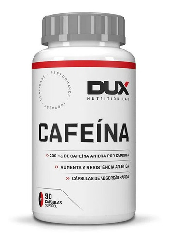 Termogenico Queimador Gordura Cafeina Pré Treino Dux 200mg 