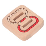 Juego De Laberinto De Bolas Planas, Juguete De Madera