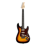 Guitarra Seizi Vintage Shinobi Ash Sss Sunburst