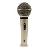 Microfone Le Son Sm 58 P-4 Dinâmico Cardioide Cor Champanhe