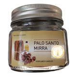 Vela Aromatica Vidrio Palo Santo Mirra