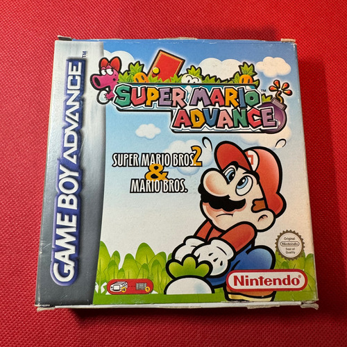 Super Mario Advance Game Boy Advance Gba Solo Caja