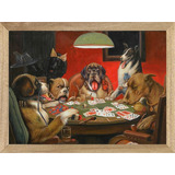 Perros Poker Cuadros Poster Cartel Publicidades  P386