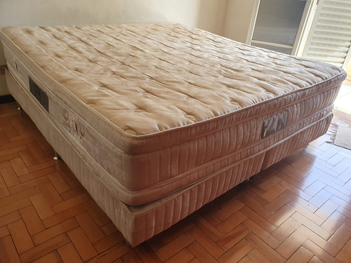 Cama Colchão Box King Size Ortobom - Base + Colchão