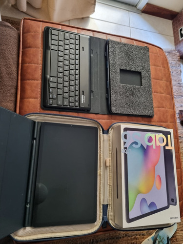 Samsung Tab S6 Lite 64gb 4g + Capa Teclado Targus + Bag