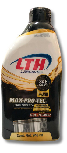 Aceite Para Motor Lth Sintético 5w-20