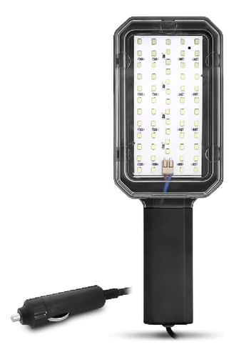 Portátil Led 7w 12v Con Cable De 5mts Y Ficha Encendedor