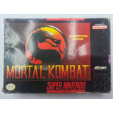 Nintendo Snes Mortal Kombat Con Caja Juego Original