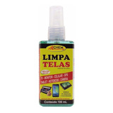 Limpa Tela Limpeza Eficiente 100ml Todos Tipos Telas