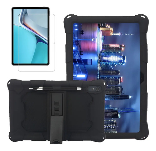 Funda Para Tablet Huawei Matepad 11 2021 De Silicón + Mica