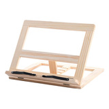 Soporte Para Libros Plegable De Madera Con 4 Heig Ajustables