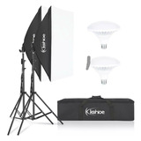 Kit Softbox Iluminacion Fotografia Video Luz Contnua + Focos