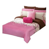 Cobertor Borrega Cerezo King Size Poliester Rosa Concord