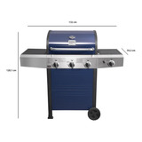 Parrilla Gas Bbq Grill Michigan 3 Quemadores+ Lateral