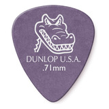 Kit Dunlop Gator Grip, 12 Cañas, 0,71 Mm, Ee. Uu., 417p.71, Color Morado, Tamaño 0,71 Mm