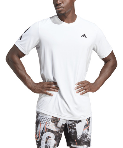 Remera adidas Tennis Club 3 Tiras Hombre Bl Tienda Oficial