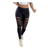 Legging Plus Size Giletada Em Suplex Fitness Roupas Feminina