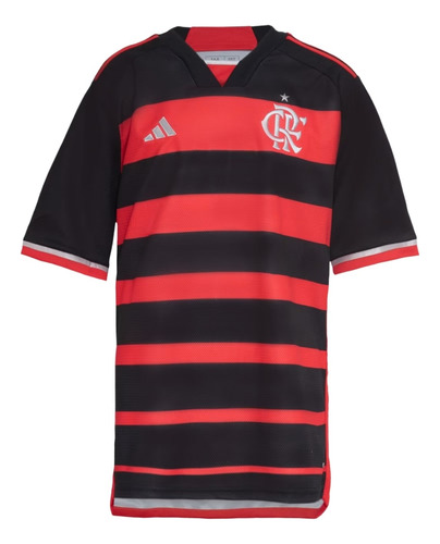 Camisa adidas Flamengo 1 24/25 S/nº Torcedor Infantil