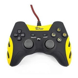 Controle Fio Usb Ps3 Pc Smash Fr218a Amarelo